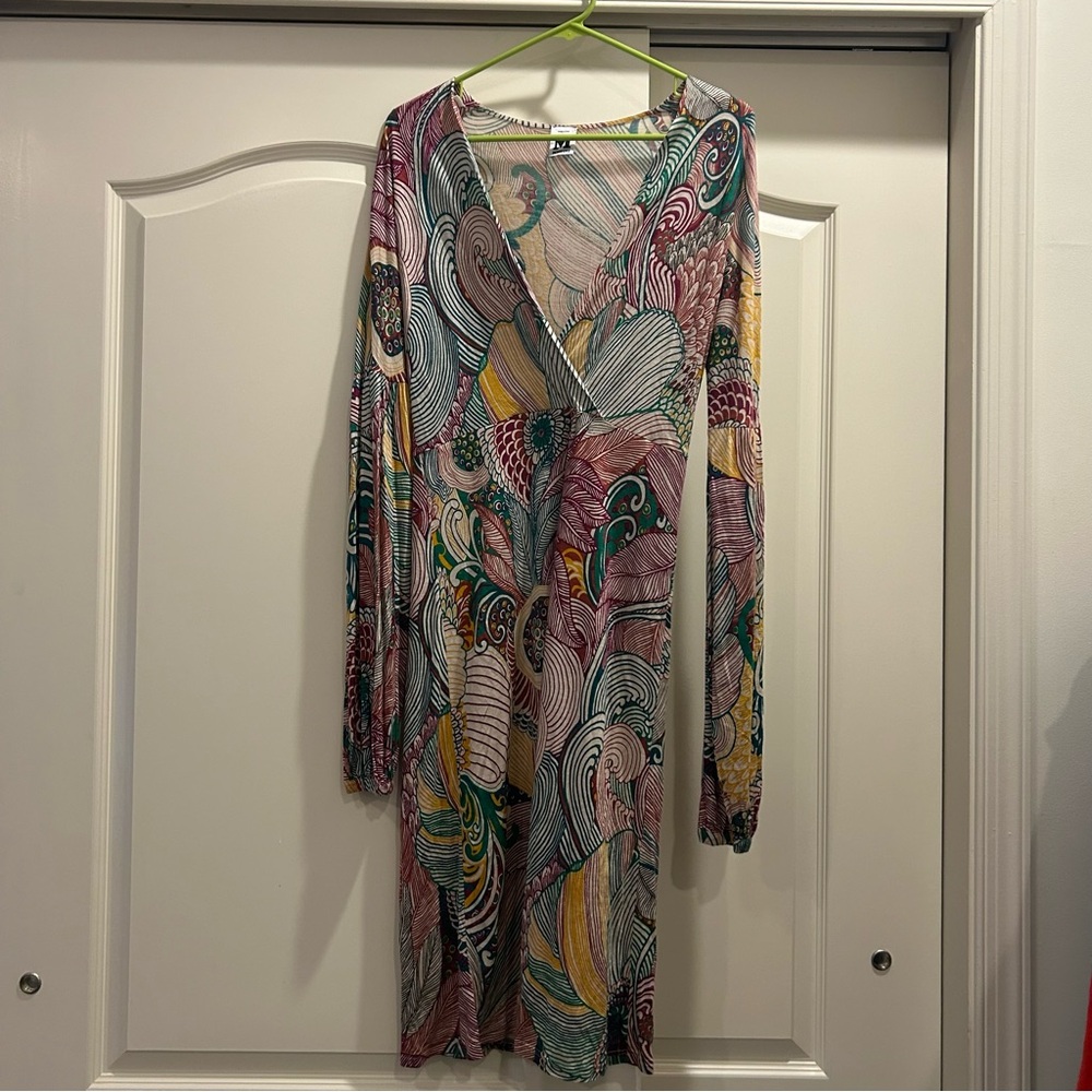 M Missoni Dana Paisley Long Sleeve Dress - Picture 2 of 10